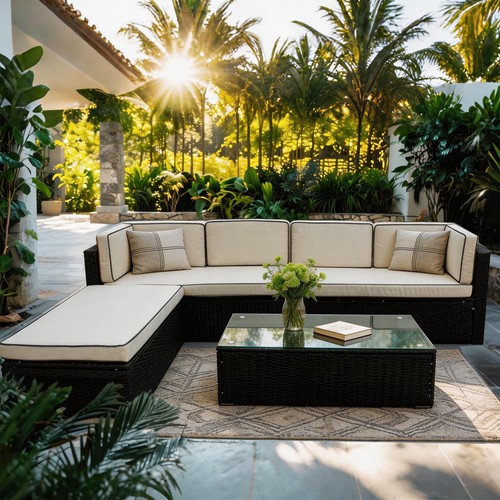 Seater rattan garden - seater,