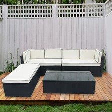 5 Seater L-Shape Garden Corner