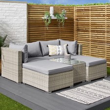 5 Piece Rattan Sofa Set -
