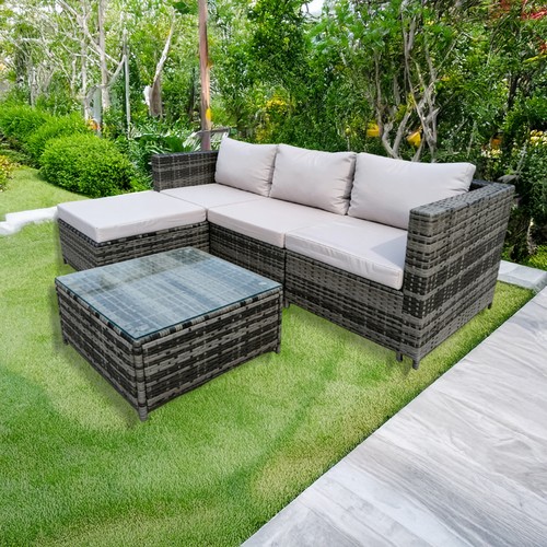 Rattan garden furniture - garden, corner