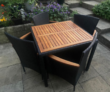 Rattan Dining Set 4 Seater