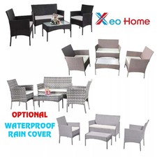 4PIECE RATTAN GARDEN FURNITURE