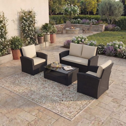 Rattan garden furniture - rattan, 4