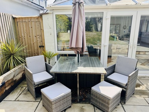 Outdoor square dining cube 4 - -,
